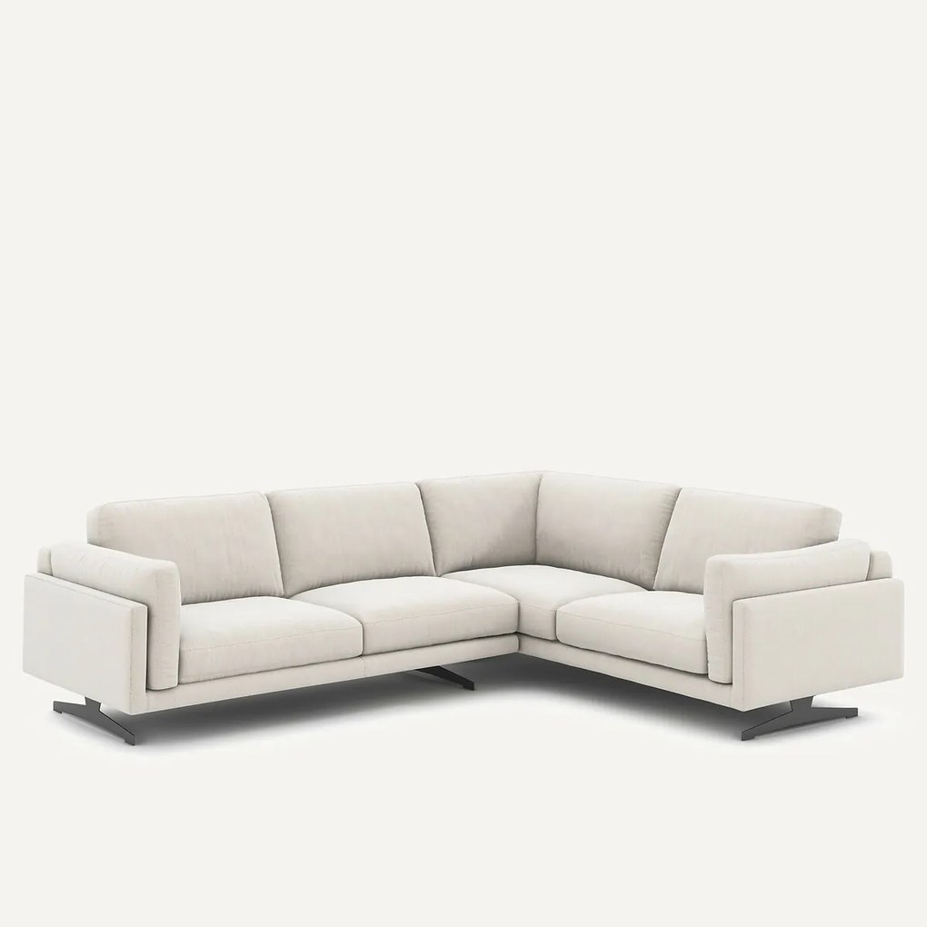 Chenille fluwelen hoekbank, César