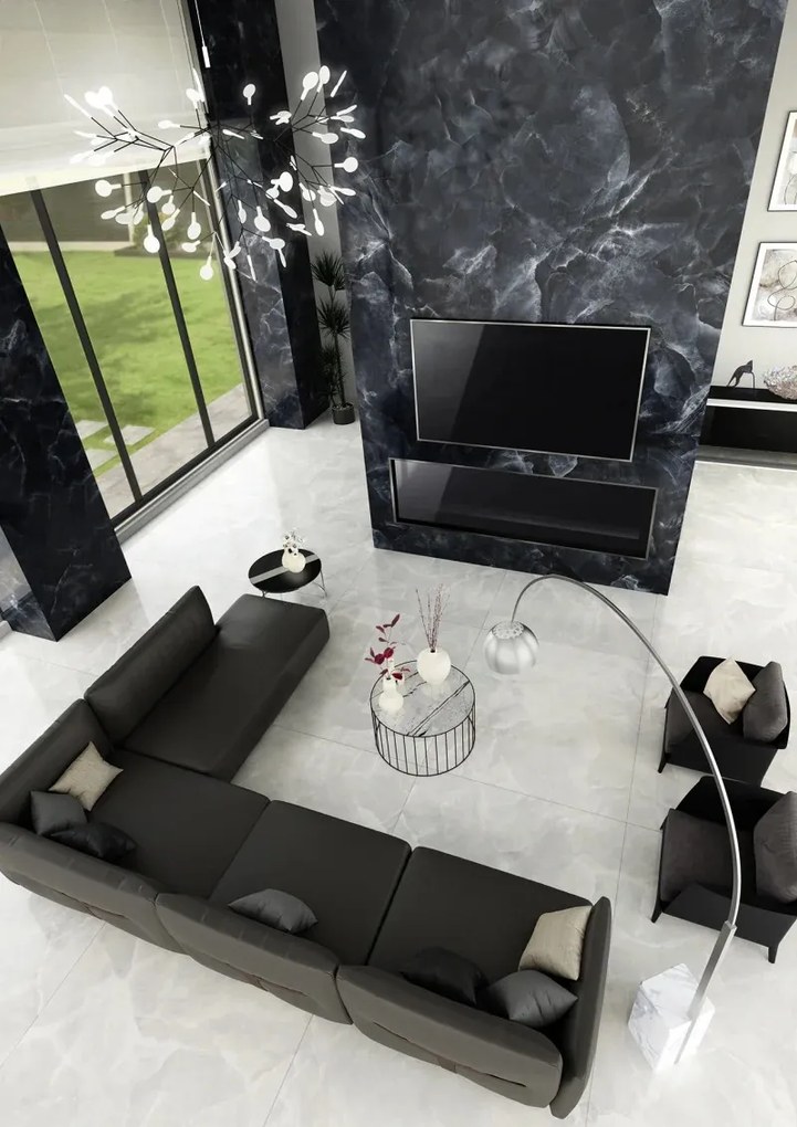 Jabo Onyx Black vloertegel 60x60cm gerectificeerd