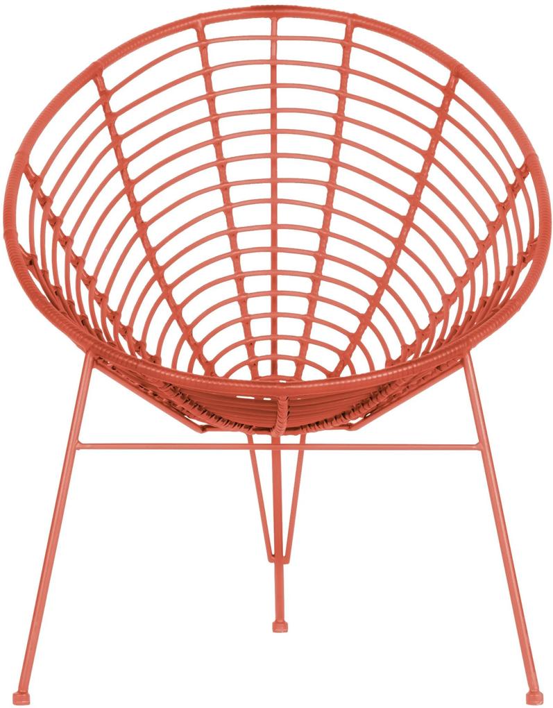 WOOOD | Loungestoel Jane hoogte 88 cm x breedte 72 cm x diepte 81 cm roze overige stoelen polypropyleen stoelen & fauteuils | NADUVI outlet