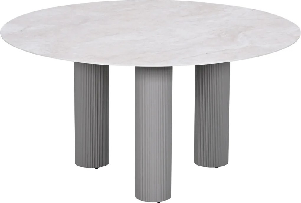 Garden Impressions Finn tuintafel Ø150 cm - taupe - verona sand