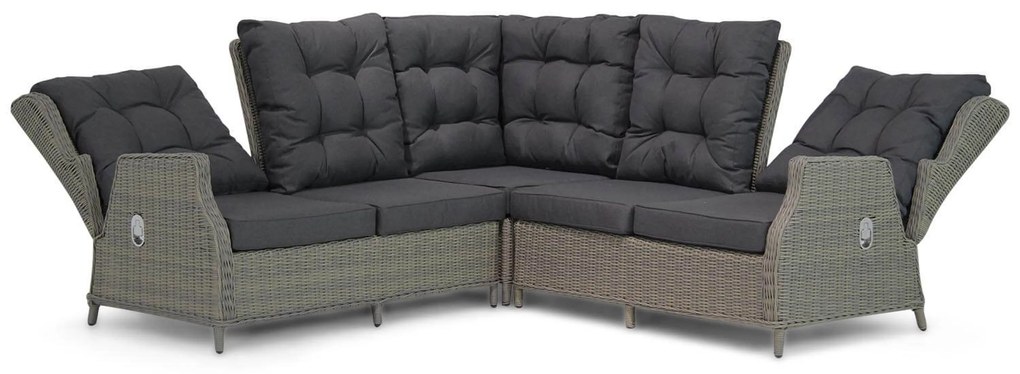 Hoek loungeset 5 personen Wicker Taupe  Garden Collections Chicago