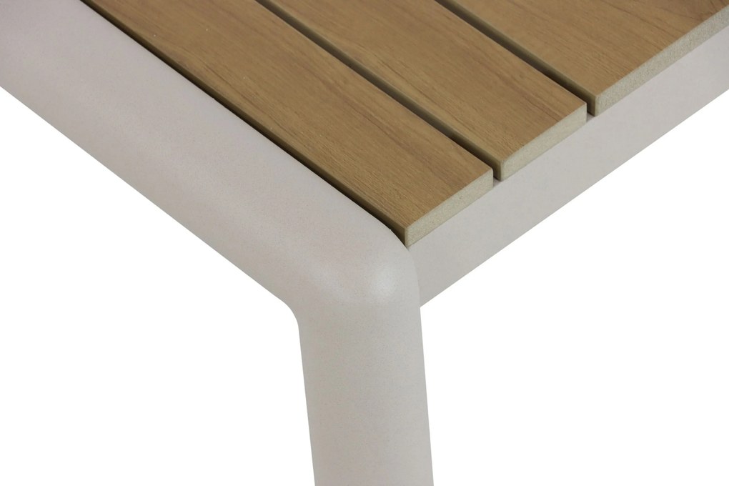 Hoek loungeset 5 personen Aluminium Taupe Santika Furniture Santika