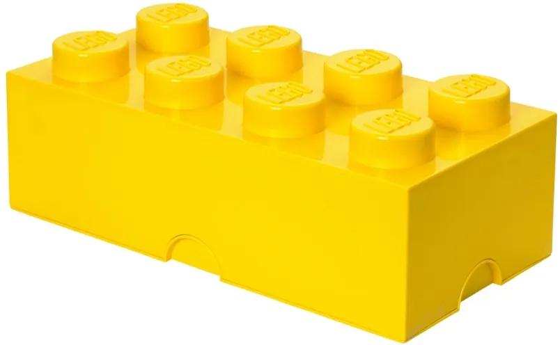 LEGO Opbergbox: Brick 8 (12 ltr) - geel