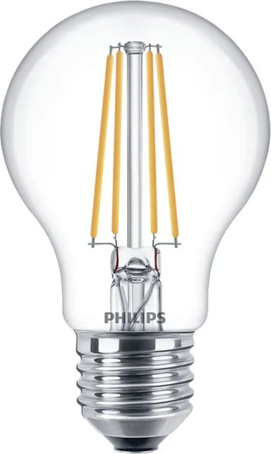 Philips Classic LEDbulb E27 A60 7W 827 Helder | Vervangt 60W