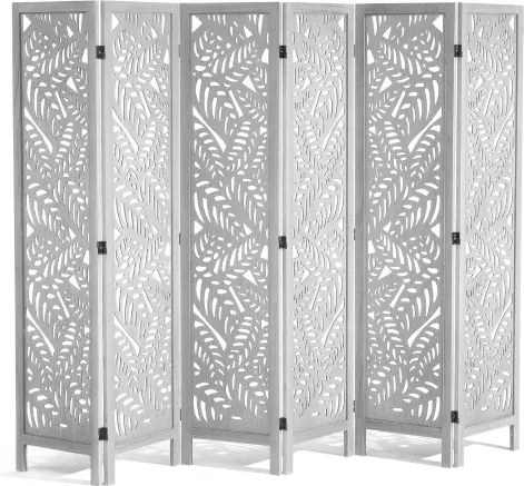 VEVOR kamerscherm, 6 panelen houten opvouwbaar privacyscherm, 170 cm hoge kamerscherm, draagbaar decoratief scherm met boho-ontwerp voor thuis, kantoor en restaurant