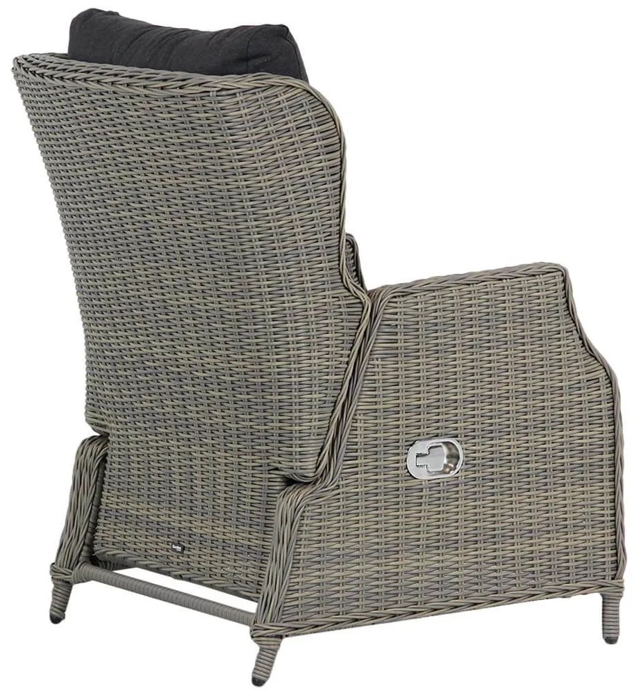 Dining Loungeset 5 personen Wicker Taupe  Garden Collections Chicago/Hamilton