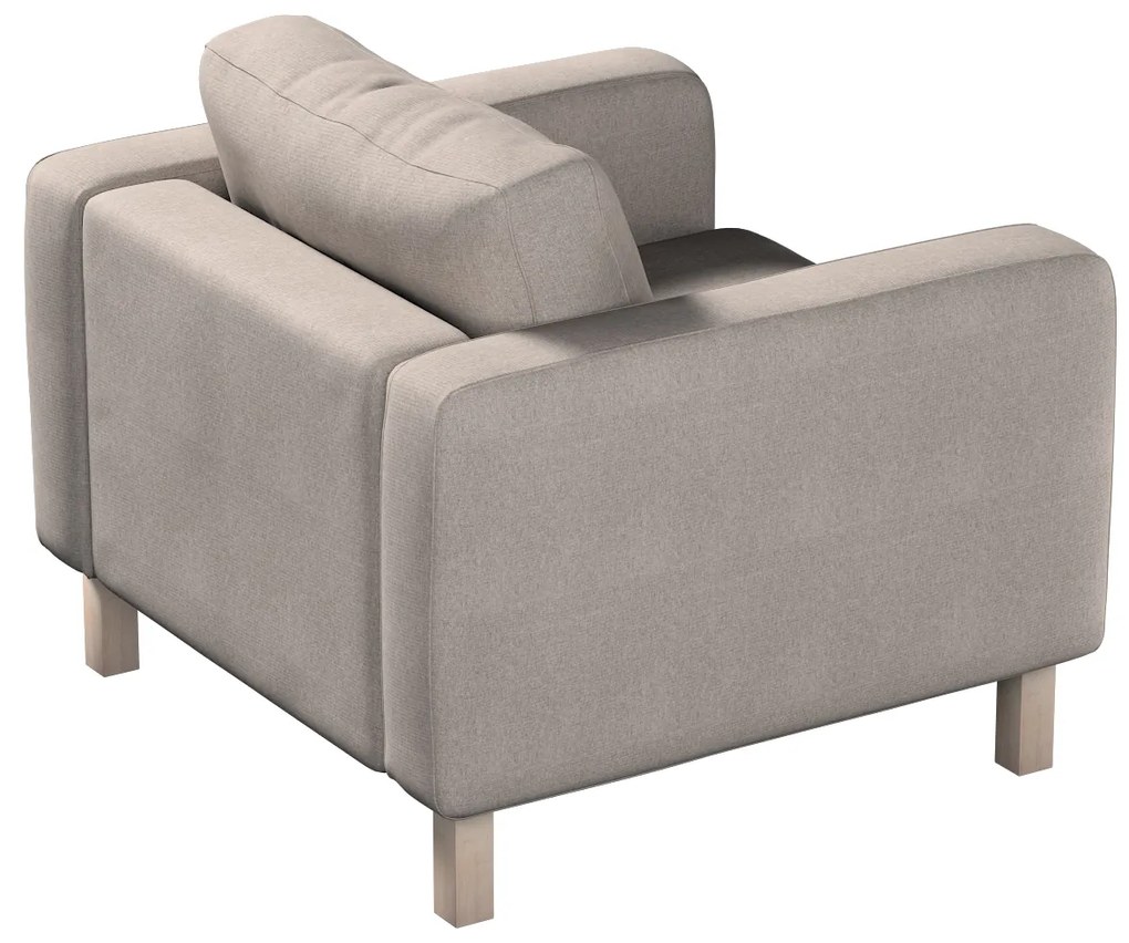Dekoria IKEA hoes voor Karlstad 1-zit, beige-grijs