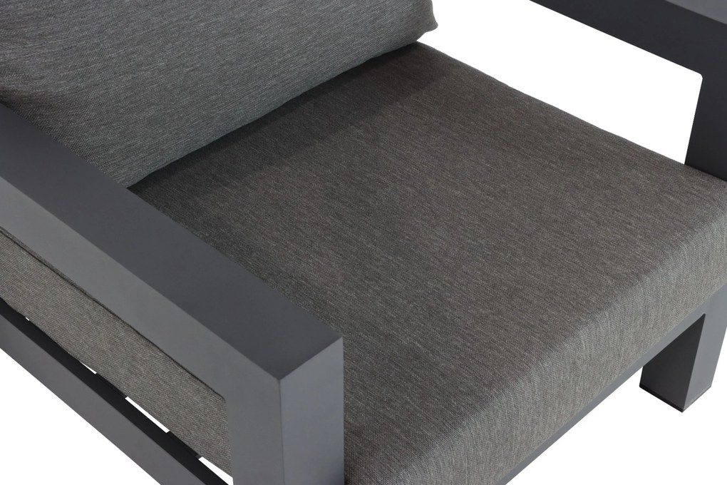 Tuinstoel Aluminium Grijs-antraciet Lifestyle Garden Furniture Luca