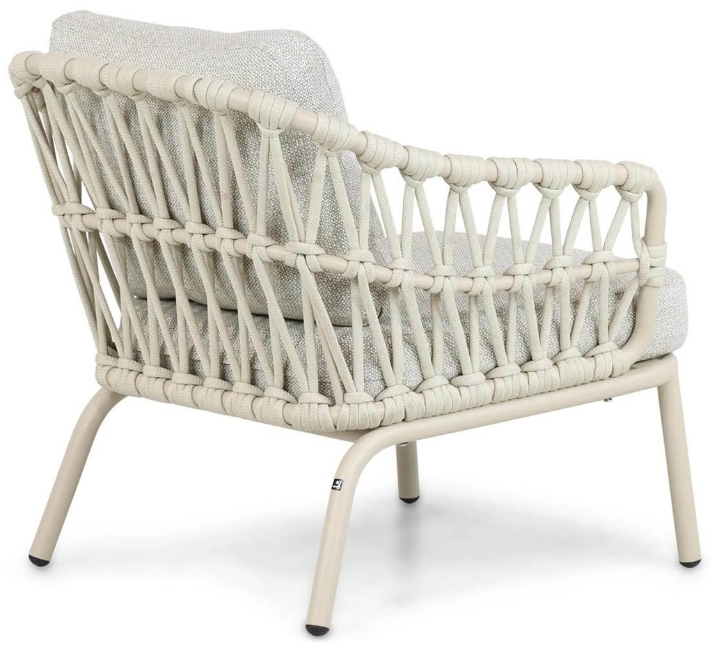 Stoel en Bank Loungeset 5 personen Rope Taupe Coco Barcelona