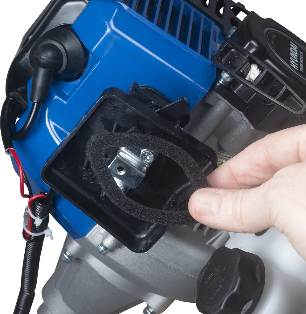 Hyundai Bosmaaier benzine 43cc - 2-TAKT - Inclusief draadspoel en onkruidborstel (2x)