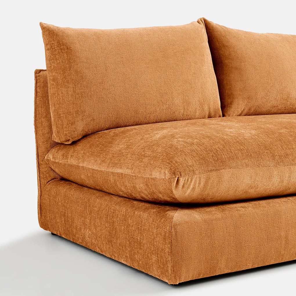 Malo modulaire 2-zits bank met textuurfluweel