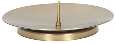 Kandelaar voor adventskaars, messing,Ø 10 cm