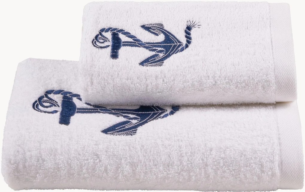 Katoenen handdoekenset Navy, 2-delig