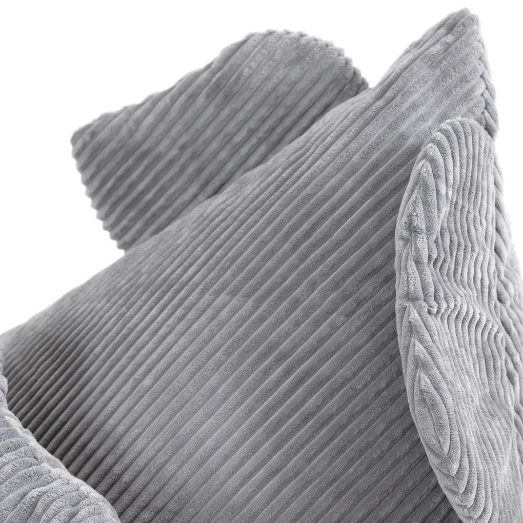 Kinder Zitzak Olifant Lounger & Kussen Set - Grijs