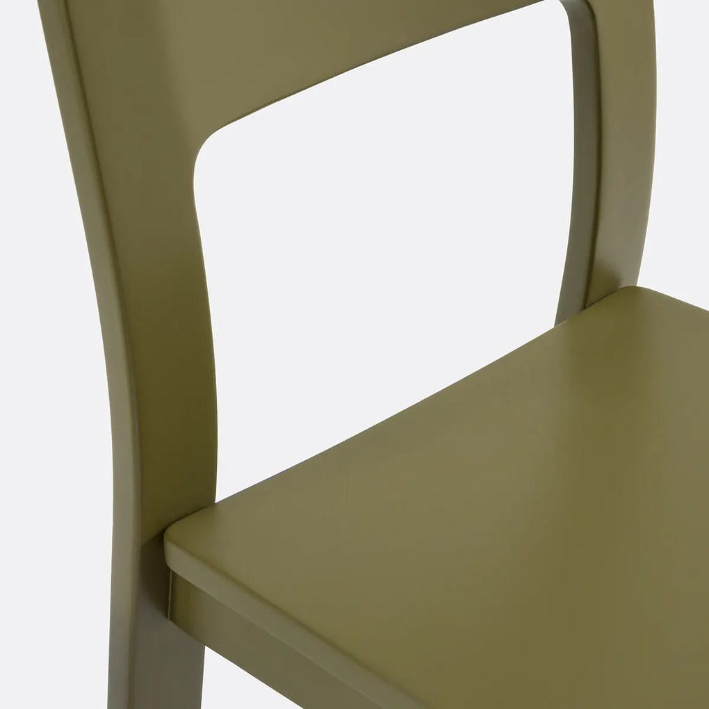 Set van 2 gebeitste massief berken stoelen, Talet