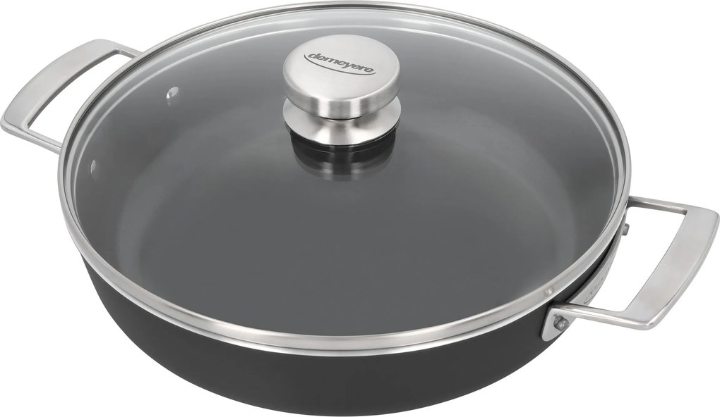 Demeyere Alu Plus 3 Ceramic Sudderpan met glazen deksel Ceraforce 28 cm - Alu Plus 3 Ceramic - Demeyere