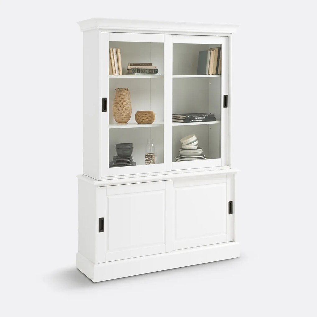 Buffetkast, massief dennenhout en MDF