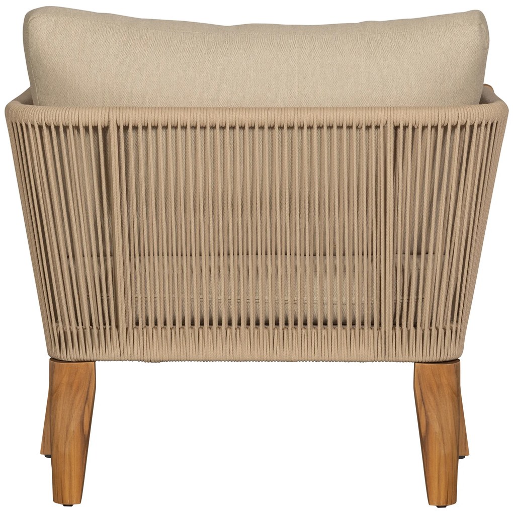 Exotan San Remo - Loungestoel - Teak - Zand - Exotan