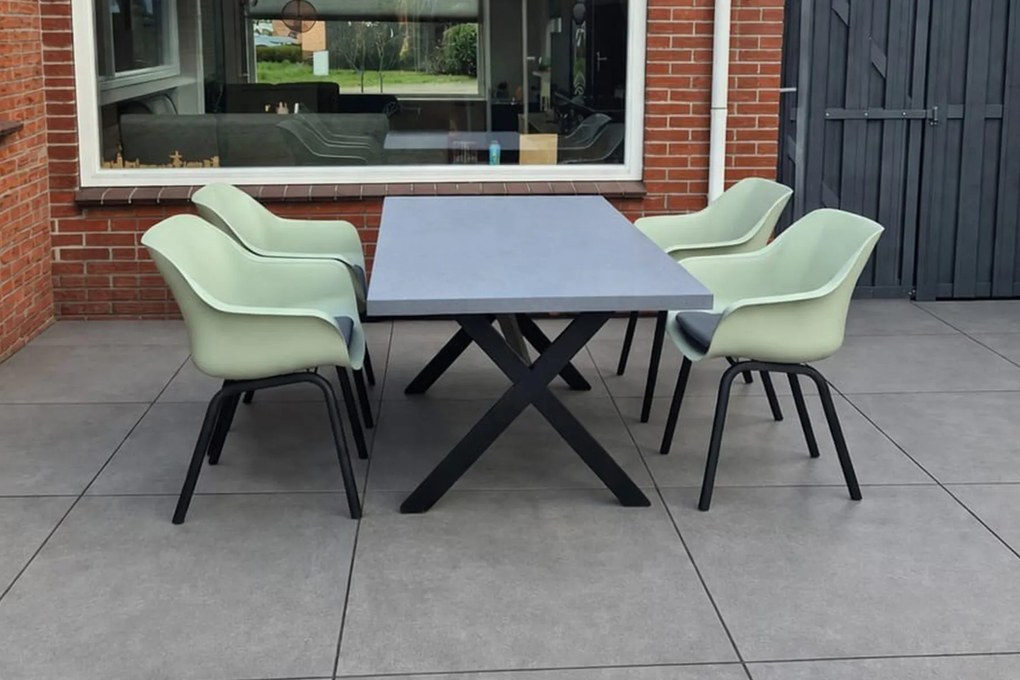 Hartman Sophie Element French/Verona black 160 cm. tuinset - 5-delig