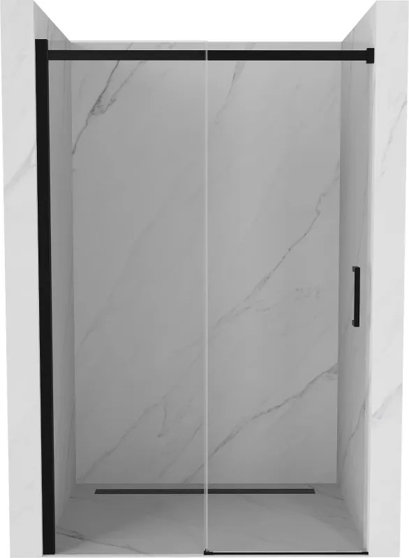 Mexen Omega schuifdouchedeur 150 cm, transparant, zwart - 825-150-000-70-00