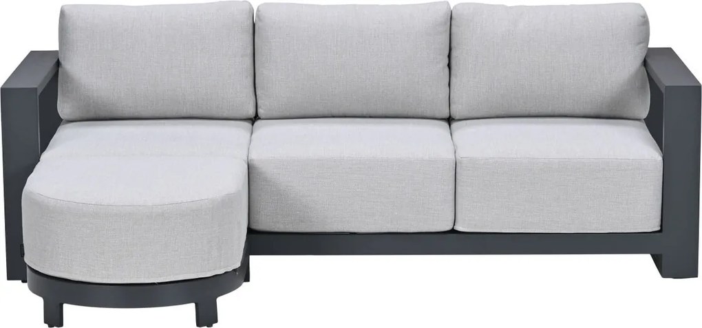 Garden Impressions Malakka loungebank chaise longue - donker grijs