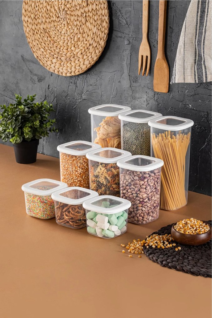Set van 9 bewaarbakjes Kara combi | Heritage