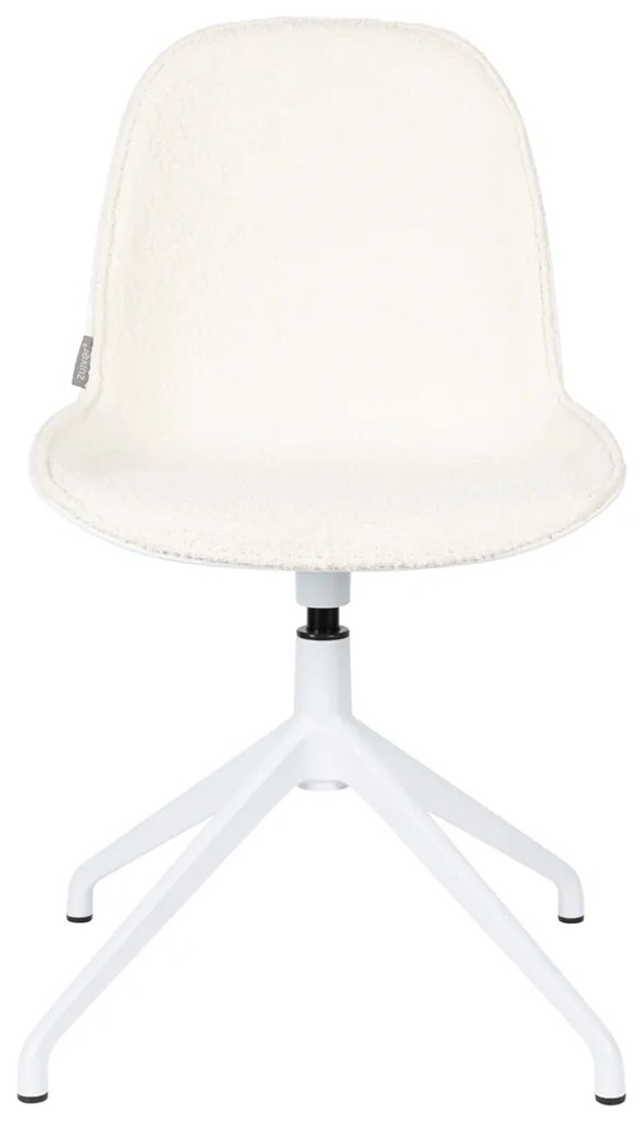 Zuiver Albert Kuip Swivel Witte Design Stoel Draaibaar