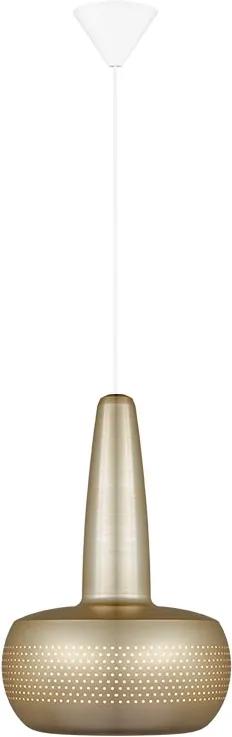 UMAGE Clava Goud - Ø 21.5 cm - Hanglamp - Koordset wit - Lampenkap - Koord - Lamp - Metaal - Organische - Metalen - Design