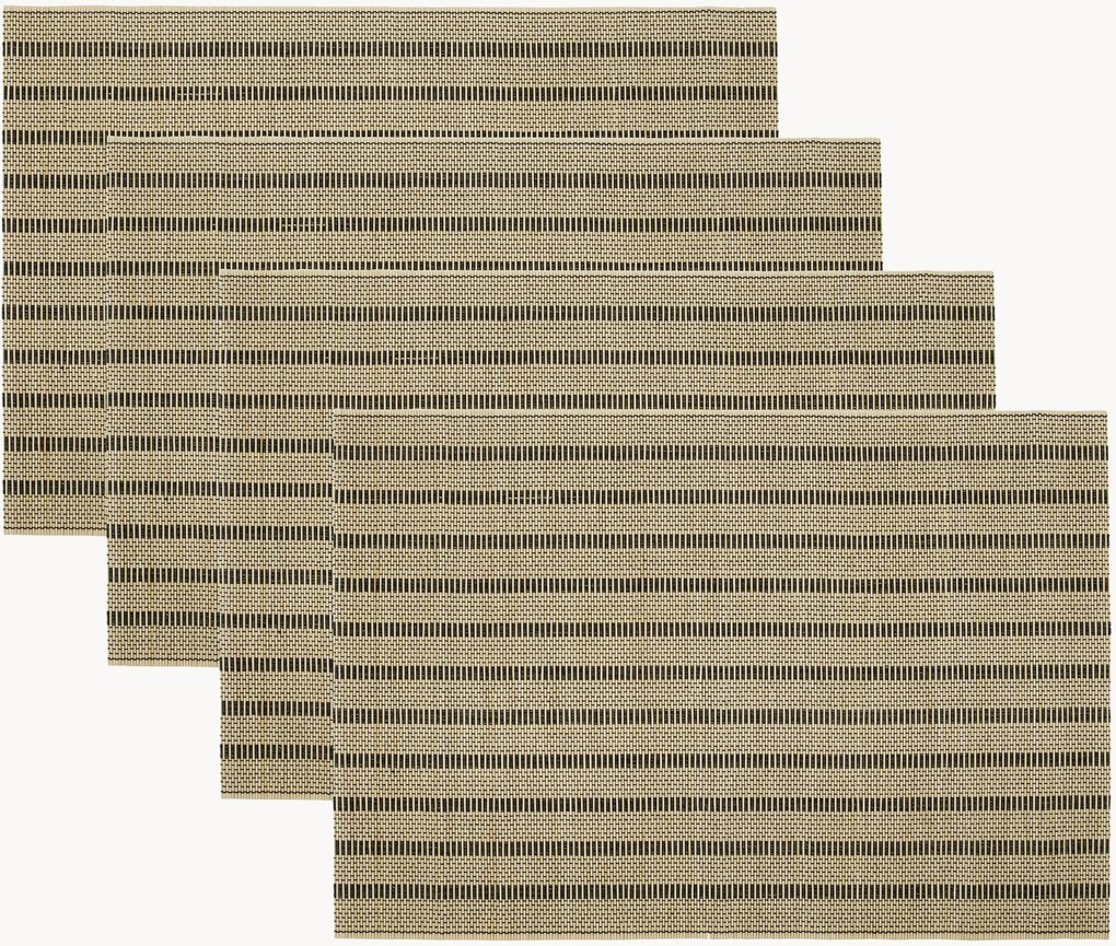 Handgemaakte placemats Fica, 4 stuks