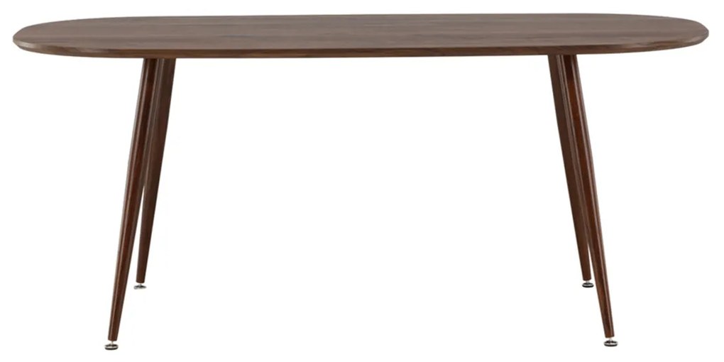 Ovale Minimalistische Houten Eettafel - 180 X 90cm.