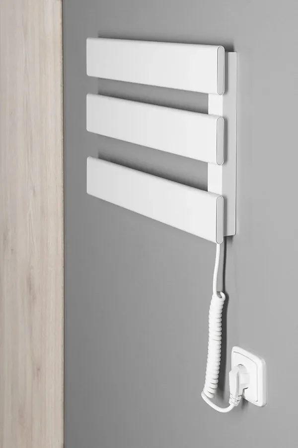 Aqualine Elvis elektrische handdoekradiator 48x33cm 50W wit