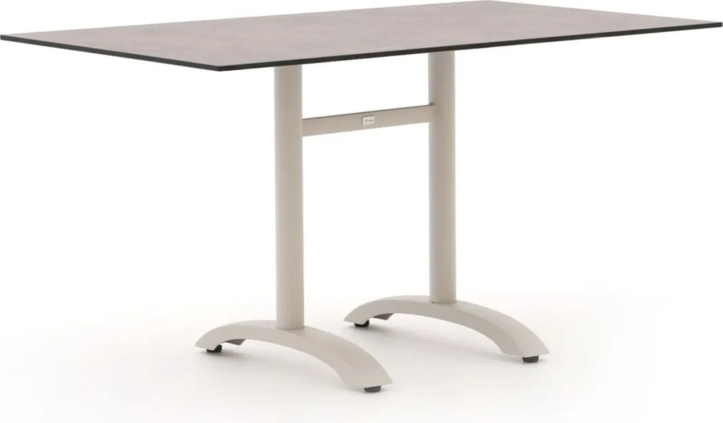 Tuin eettafel Bellagio  | Rechthoekig  | Tuintafel Kunststof | 140x80cm | 4 personen | Kees Smit Tuinmeubelen
