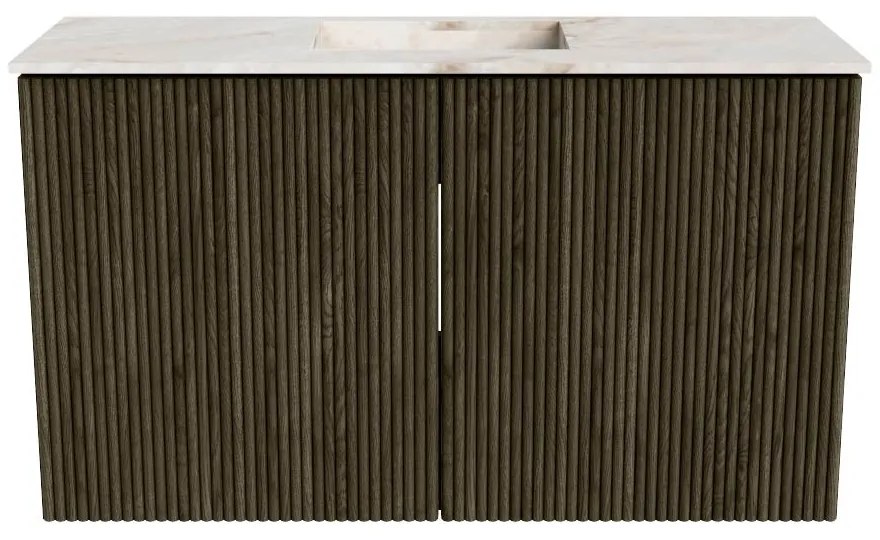 Mondiaz Joya DLux 70cm toiletmeubel shadow met wastafel faye midden zonder kraangat frappe