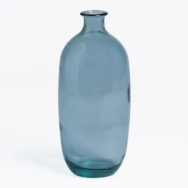 Fles In Gerecycled Glas Lumas Blauw – Hemel - Sklum