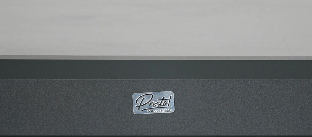 Dining Tuintafel rechthoekig uitschuifbaar 140/240x90 cm Grijs Montaro