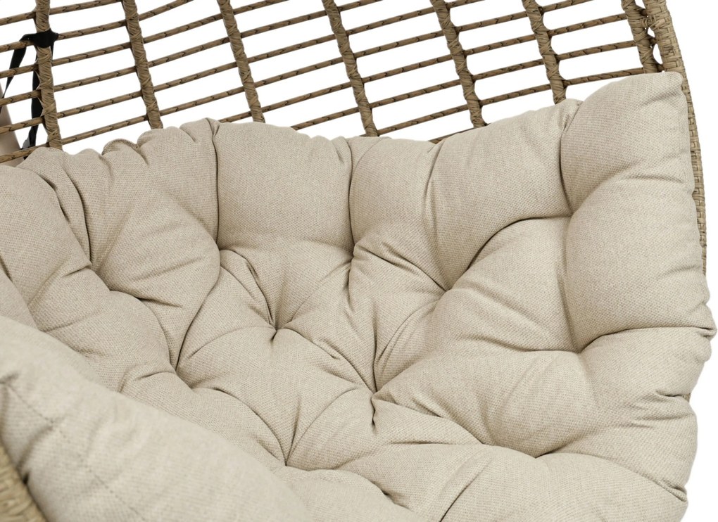 Coco Dream Hangstoel Wicker Zand/Beige