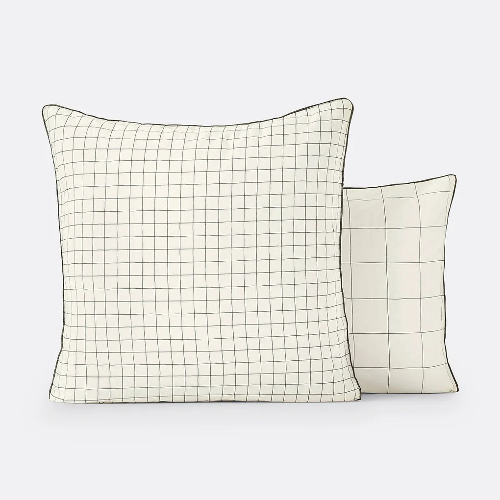 Kussensloop in gewassen katoen, Basile