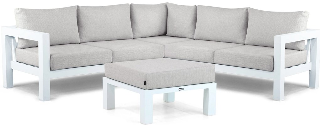 Hoek loungeset 5 personen Aluminium Wit  Lifestyle Garden Furniture Luca
