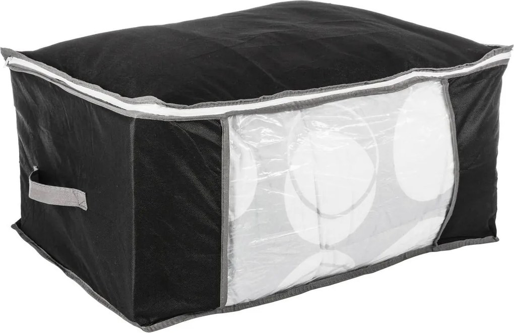 5Five Opberghoes voor Dekbedden en Kussens - Zwart - 60x45x30 cm