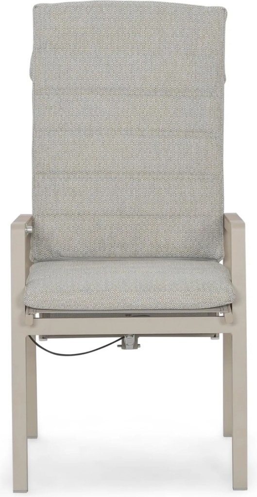Verstelbare Tuinstoel Aluminium Zand/Beige Lifestyle Garden Furniture Vivaro loft