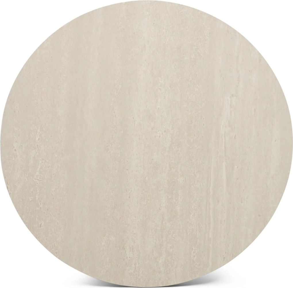 Tuinset Ronde Tuintafel 4 personen 120 cm Aluminium Zand/Beige Lifestyle Garden Furniture Timo/Xento