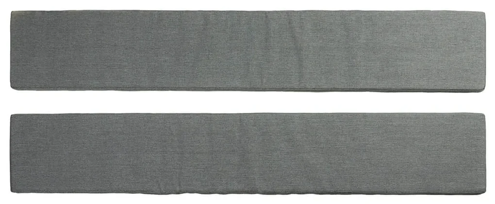 Kapok Kussen - dubbel - middel grijs - 70 x 45 x 3 cm George Kniest
