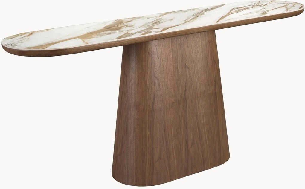 Wandtafel Ezequiel met marmerlook tafelblad