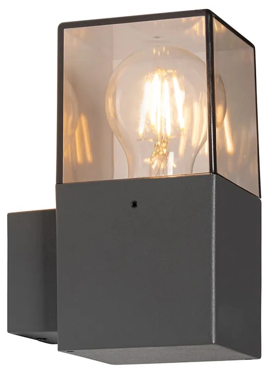 Moderne buiten wandlamp antraciet IP44 - Denmark Modern E27 IP44 Buitenverlichting