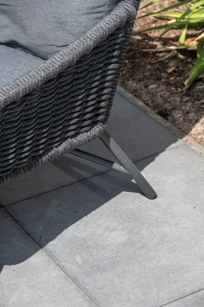 4 Seasons Outdoor Wing loungeset met Axel tafel Loungeset houtkleur weerbestendig
