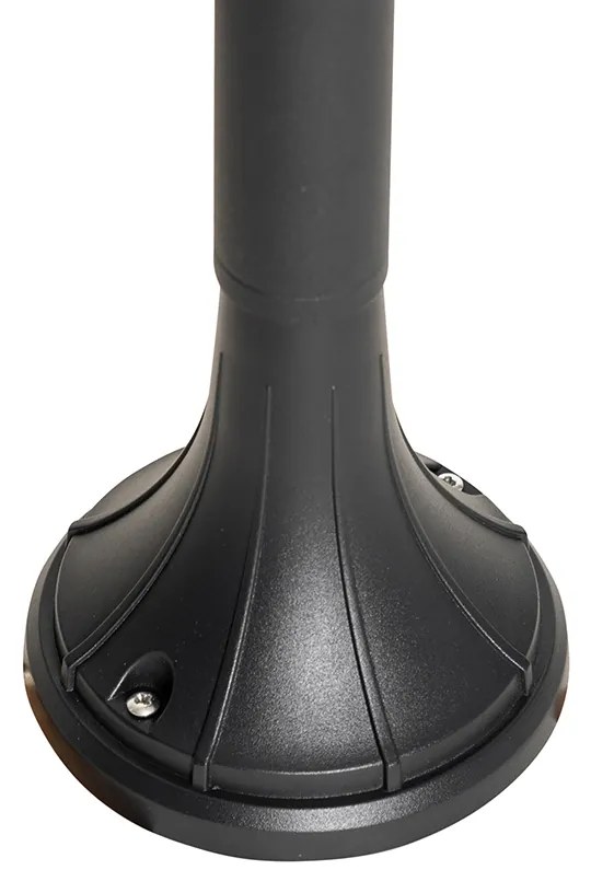 Smart buiten lantaarn zwart 125 cm IP44 incl. Wifi A60 - Daphne