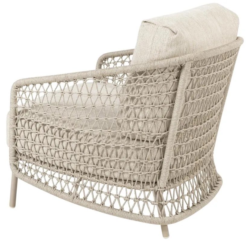 4 Seasons Outdoor Puccini loungestoel SALE Loungestoel beige weerbestendig