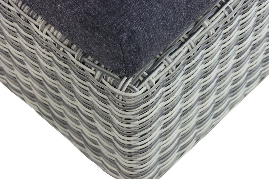 Loungeset 4 personen Wicker Grijs Garden Collections Lusso/Comodo
