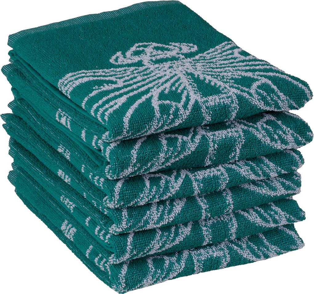 Keukendoek smaragdlibel – 6 stuks – 50×50 – groenblauw