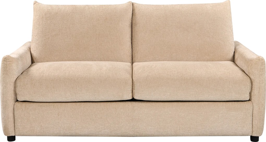Slaapbank Met Matras Tweepersoons Beige